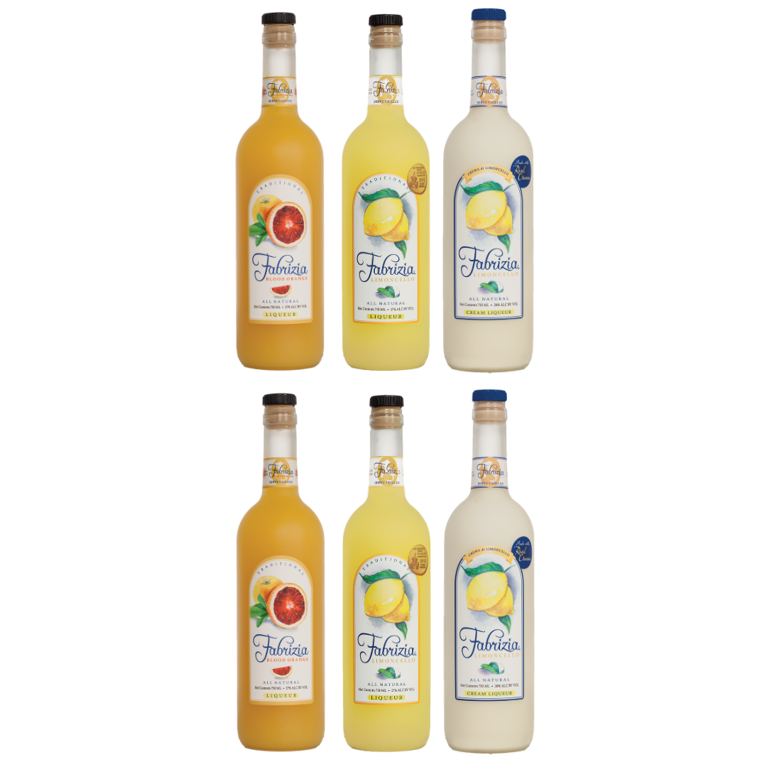 Fabrizia Variety Case (2 Limoncello - 2 Blood Orange - 2 Crema Di Limo ...