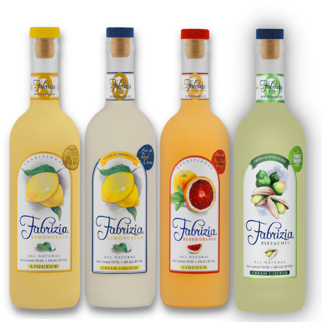 Fabrizia Cello Sample Pack (4 Bottles) | Fabrizia Spirits Products